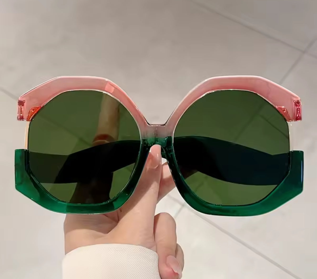 Lush Statement Sunglasses - Durable Resin & Metal Unisex Design - Lightweight